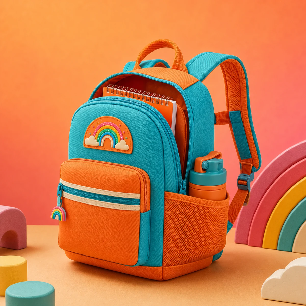 Mochila Escolar Infantil Reforçada com Alça Peitoral